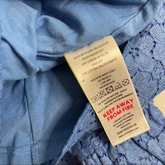 Mini Rodini Blue Lace Frill Outfit - Picture 12 of 12